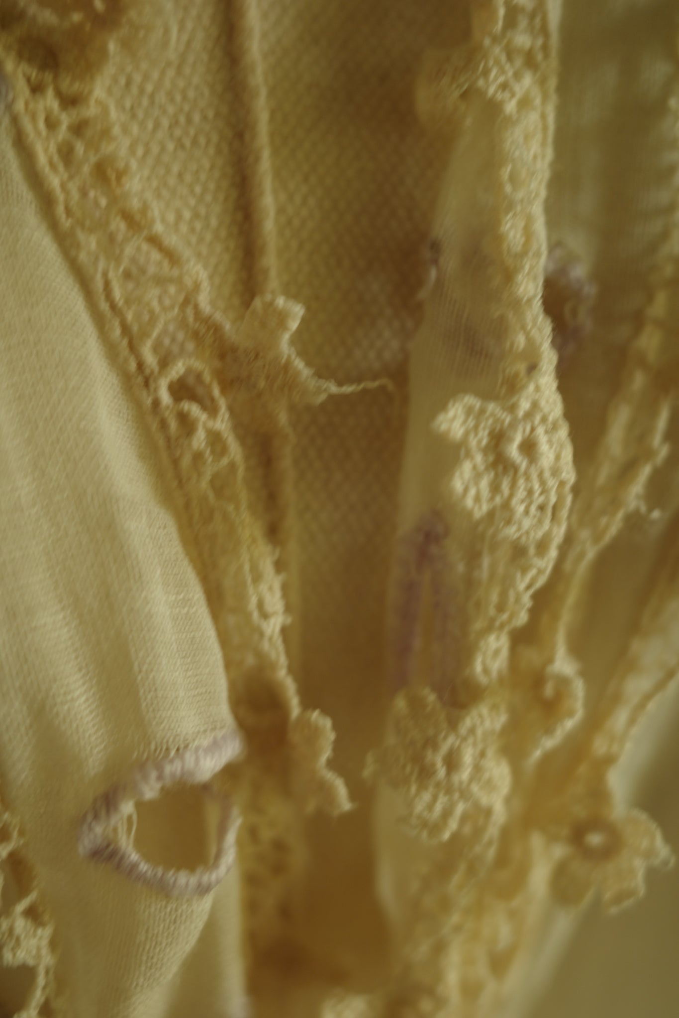 Vintage Cotton Lace and Embroidered Shirt