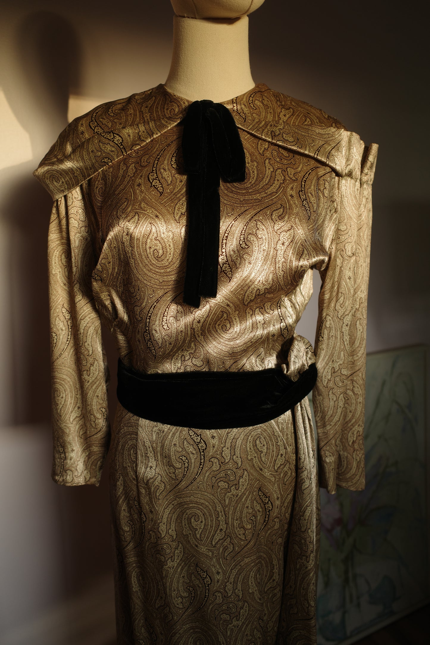 1940s /1950s Vintage Paul Sachs Original Dress