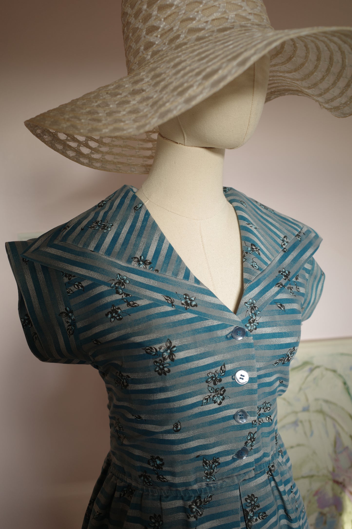 1950s Cotton Day Dress