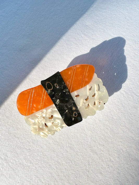 Hand-painted Sushi Claw Hair Clip | Eco-Friendly
